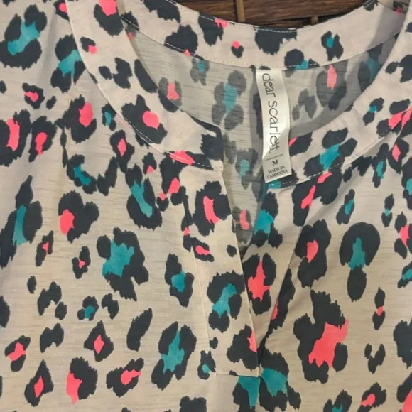 Leopard Print Shirt for Women - Picture 4 of 6